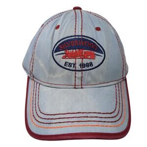 Silverwood Est. 1988 Fitted Baseball Cap Blue XL Embroidered Jacobson Hat